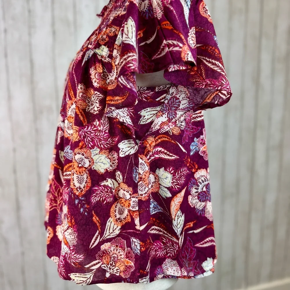 Old Navy | Floral Peasant Blouse – Size M - Picture 8 of 14